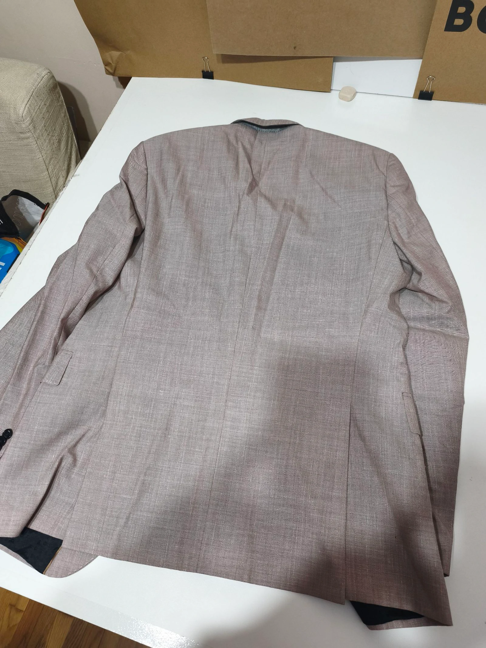 Americana Boss talla M de lana, lino y seda – photo 11